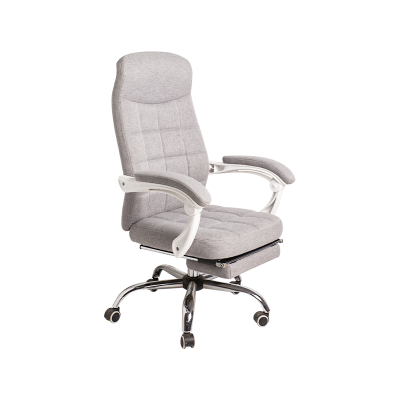 Silla cuadrada con reposapiés, nuevo diseño, respaldo alto, silla de oficina ejecutiva con función de descanso