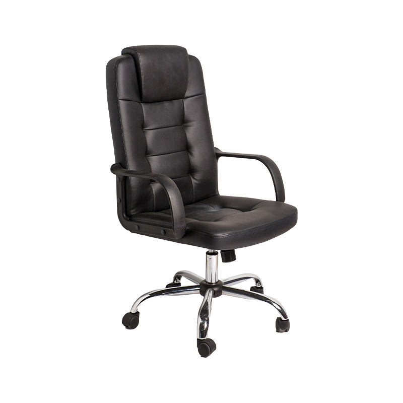 Y-2224 Silla de oficina ejecutiva de diseño clásico con reposabrazos fijo de plástico